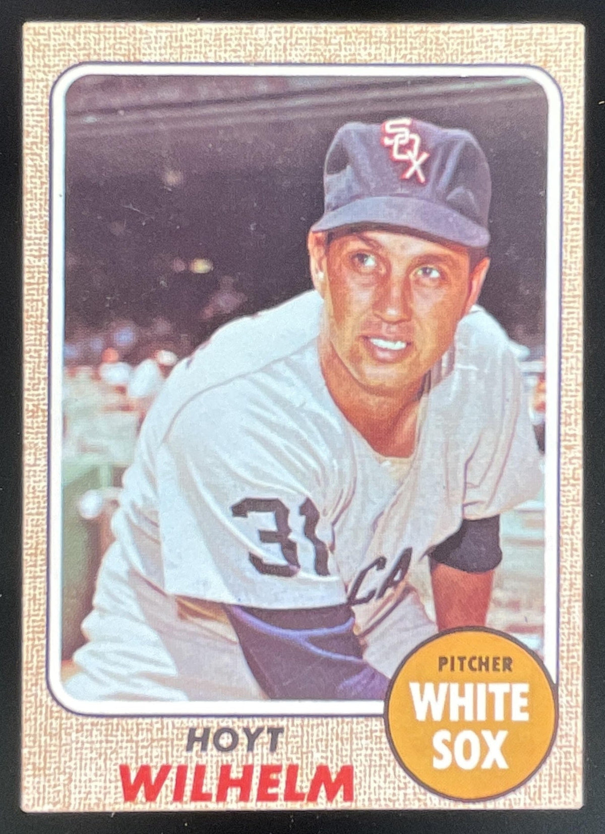 1968 Topps #350 Hoyt Wilhelm product image 1, provided for visual reference and product detail review