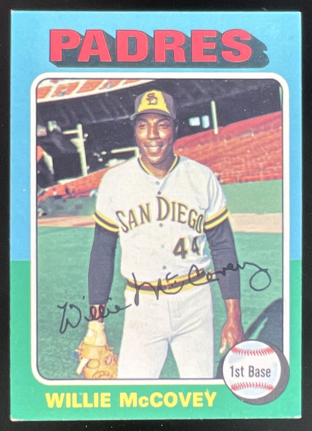 1975 Topps #450 Willie McCovey product image 1, provided for visual reference and product detail review