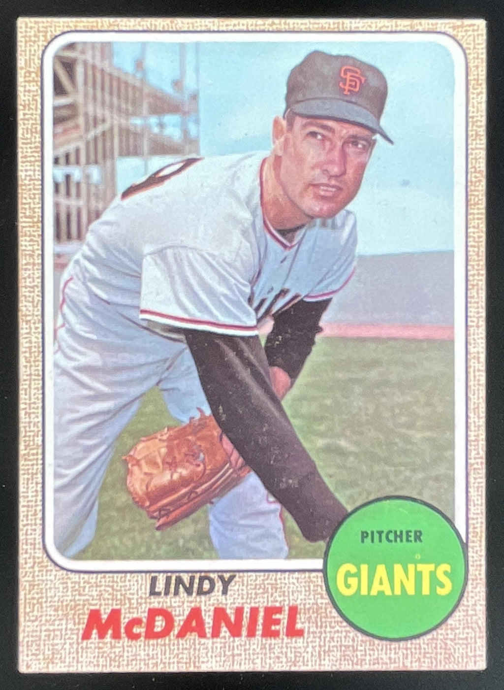 1968 Topps #545 Lindy McDaniel product image 1, provided for visual reference and product detail review