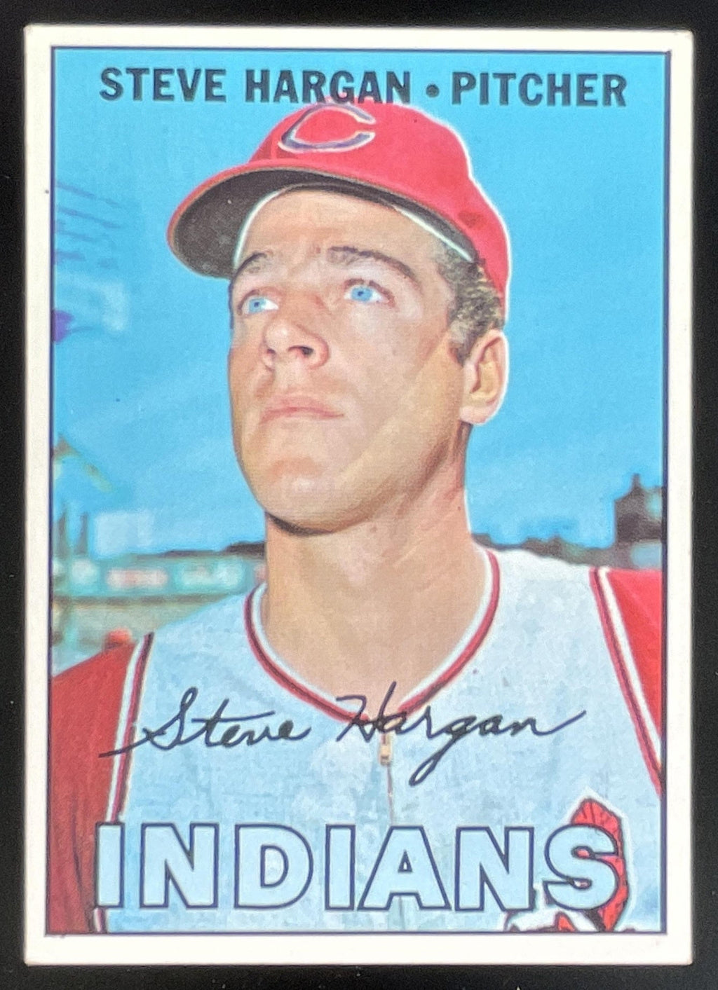 1967 Topps #440 Steve Hargan product image 1, provided for visual reference and product detail review
