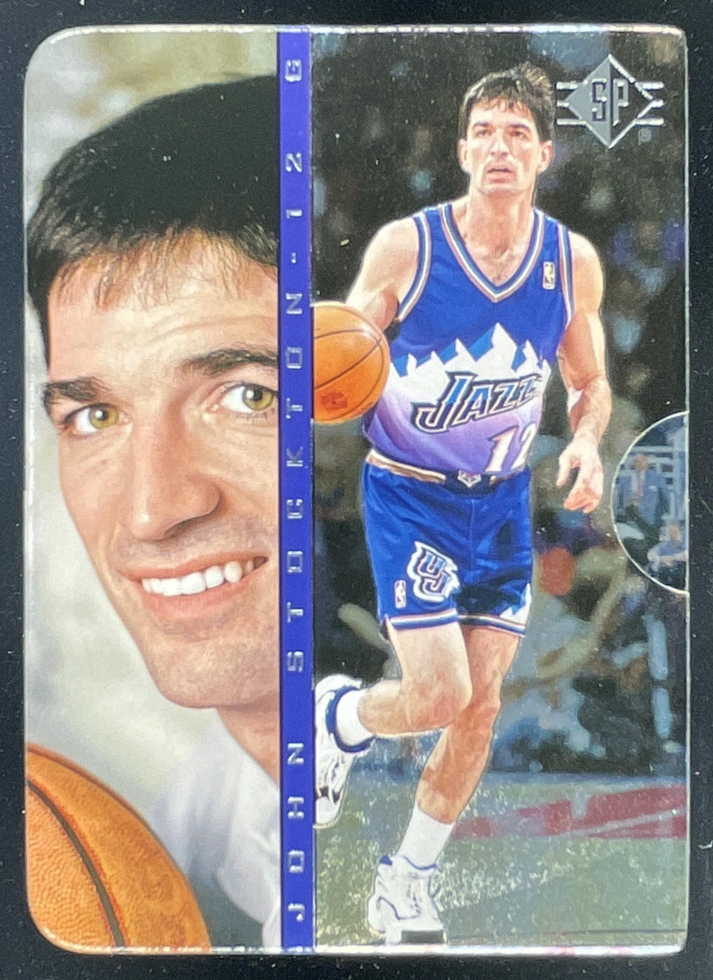1996-97 SP Inside Info #IN14 John Stockton product image 1, provided for visual reference and product detail review
