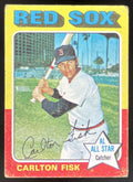 1975 Topps #80 Carlton Fisk All-Star product image 1, provided for visual reference and product detail review