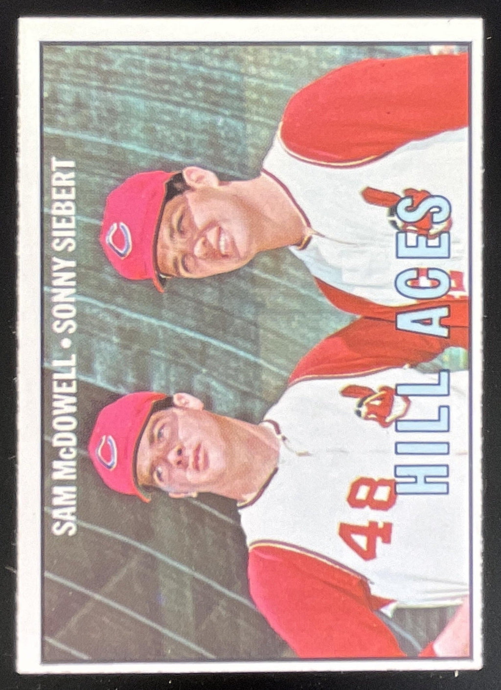 1967 Topps #463 Hill Aces Sam McDowell Sonny Siebert C product image 1, provided for visual reference and product detail