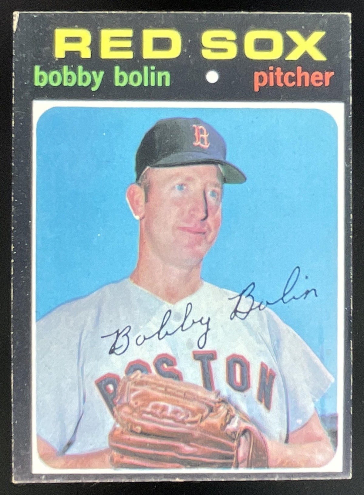 1971 Topps #446 Bobby Bolin product image 1, provided for visual reference and product detail review