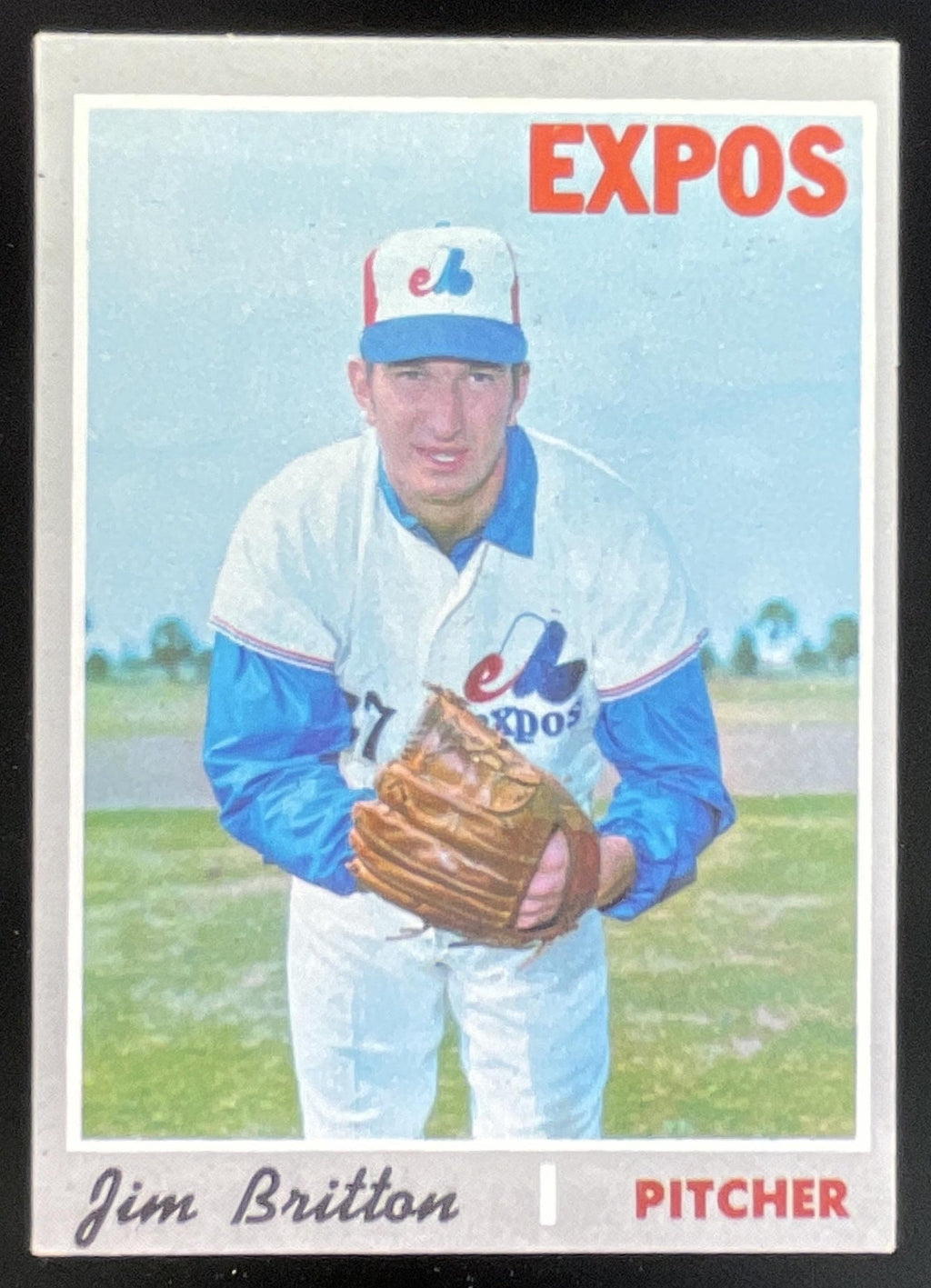 1970 Topps #646 Jim Britton product image 1, provided for visual reference and product detail review