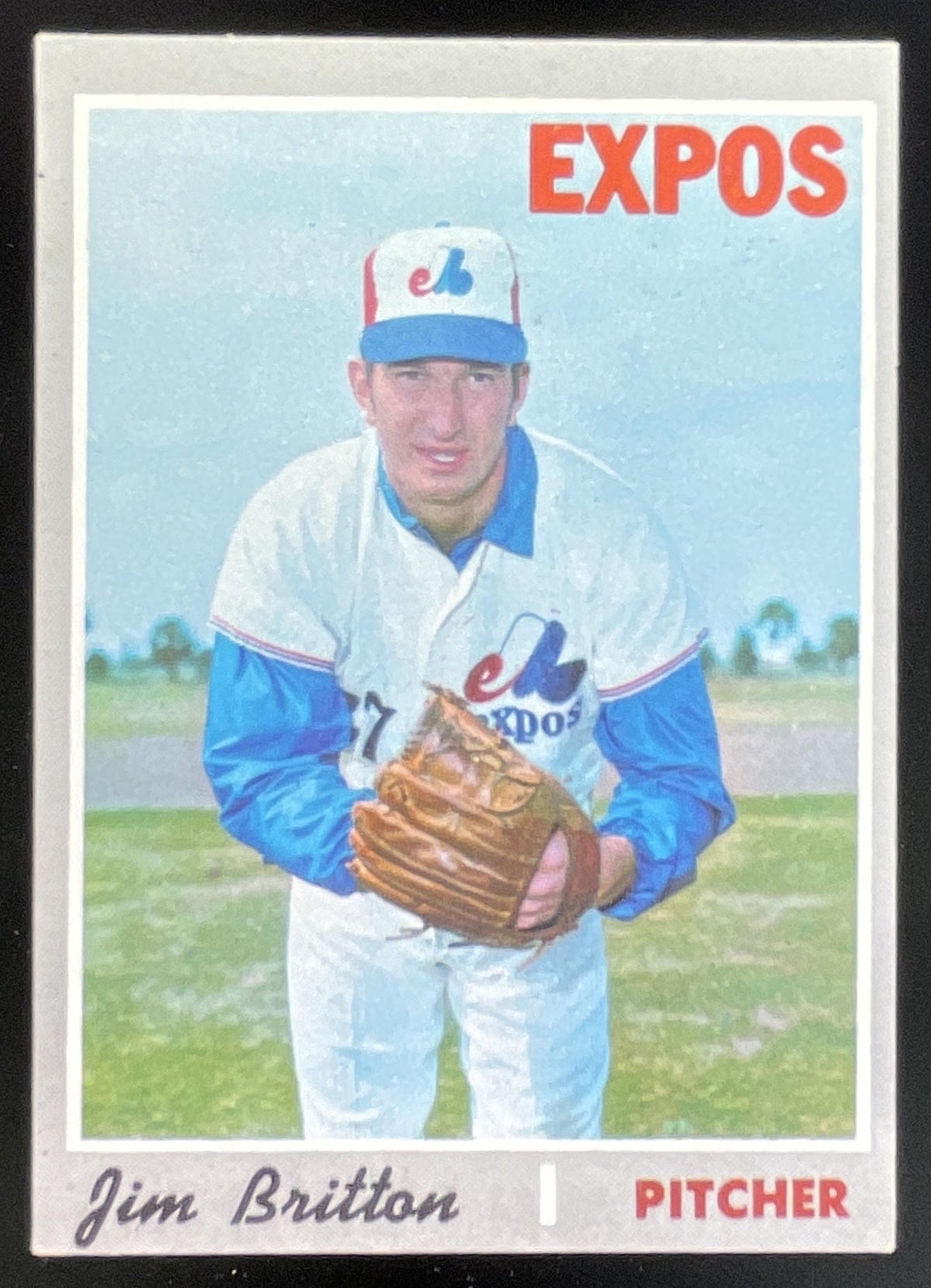 1970 Topps #646 Jim Britton product image 1, provided for visual reference and product detail review