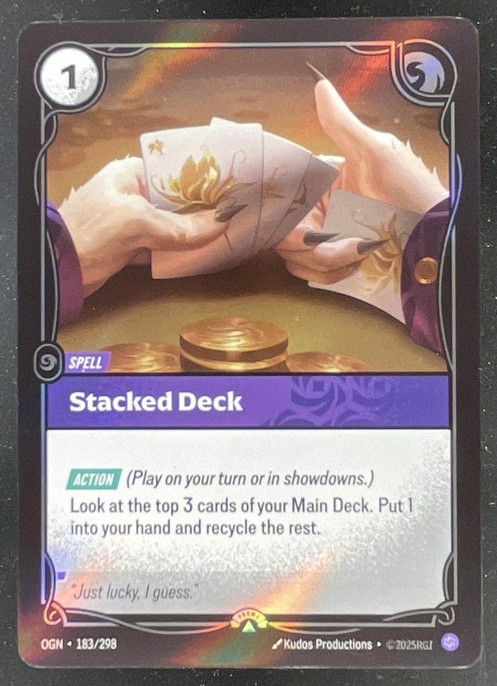 Riftbound League of Legends Stacked Deck - Origins OGN product image 1, provided for visual reference and product detail