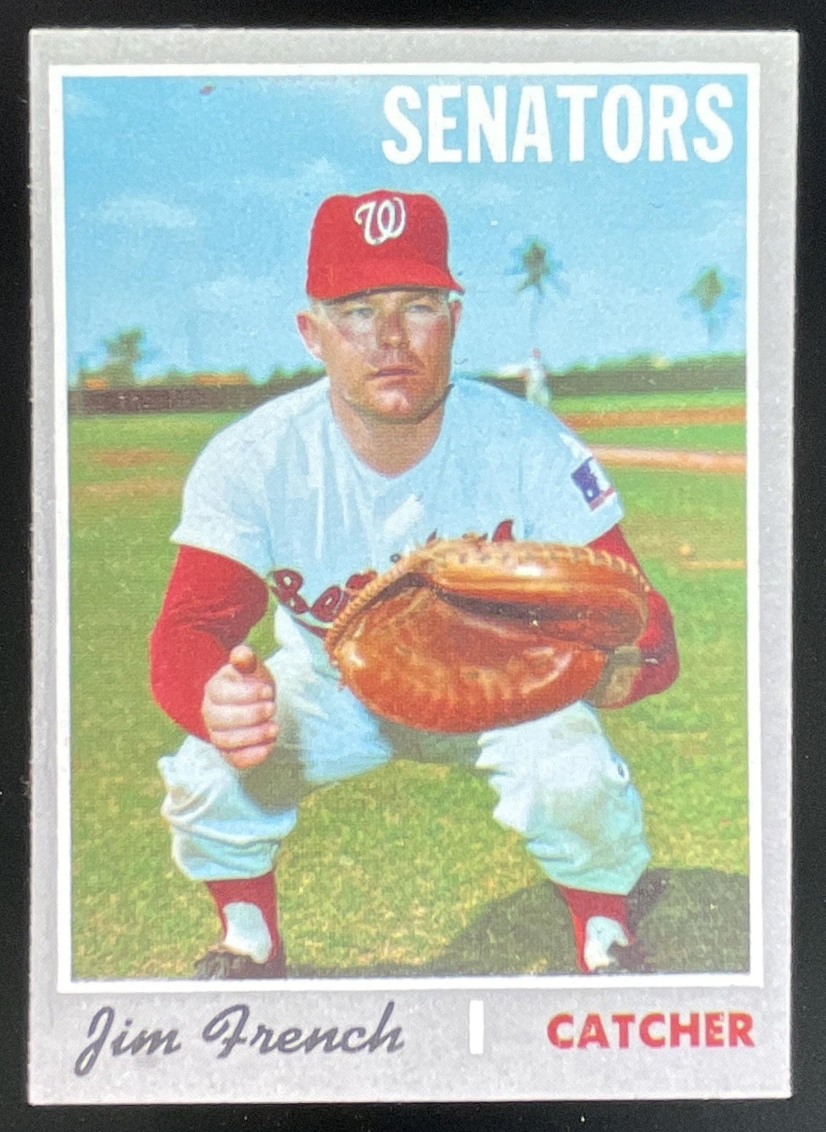 1970 Topps #617 Jim French product image 1, provided for visual reference and product detail review