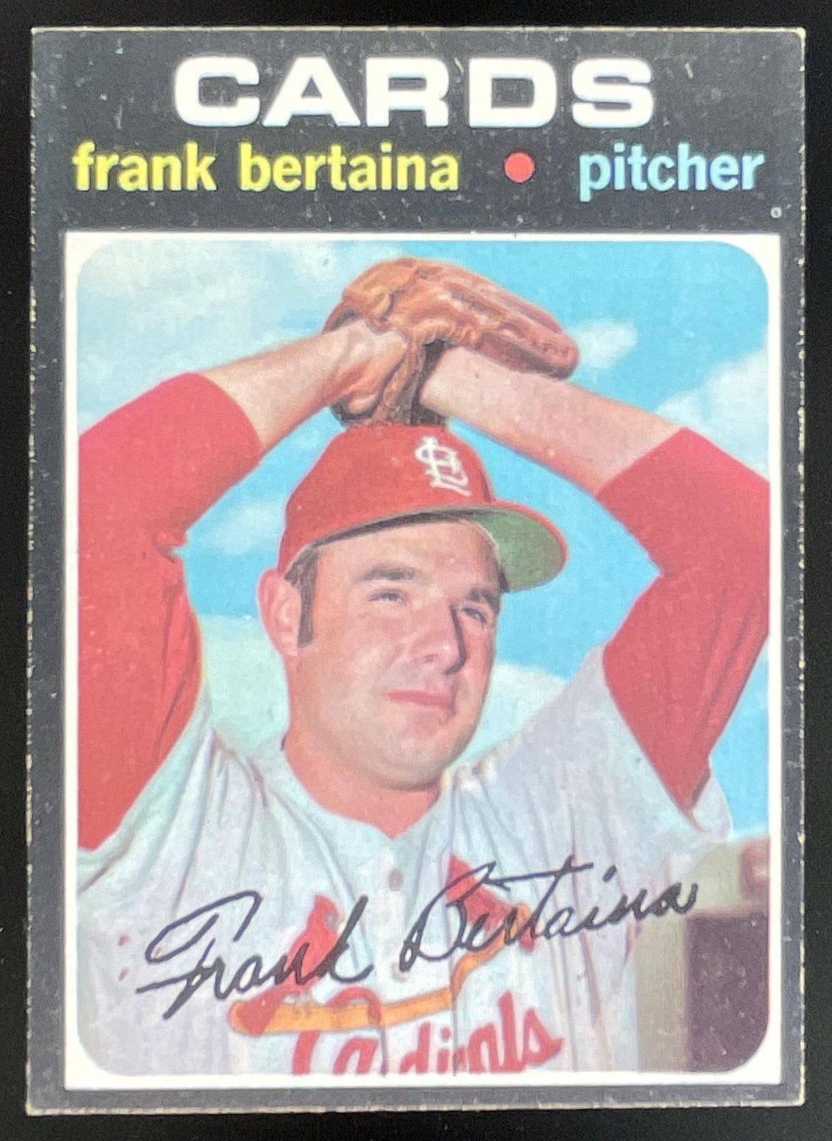 1971 Topps #422 Frank Bertaina product image 1, provided for visual reference and product detail review