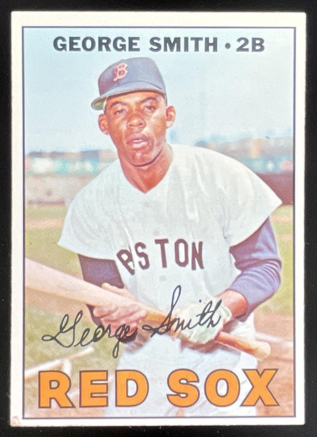 1967 Topps #444 George Smith product image 1, provided for visual reference and product detail review