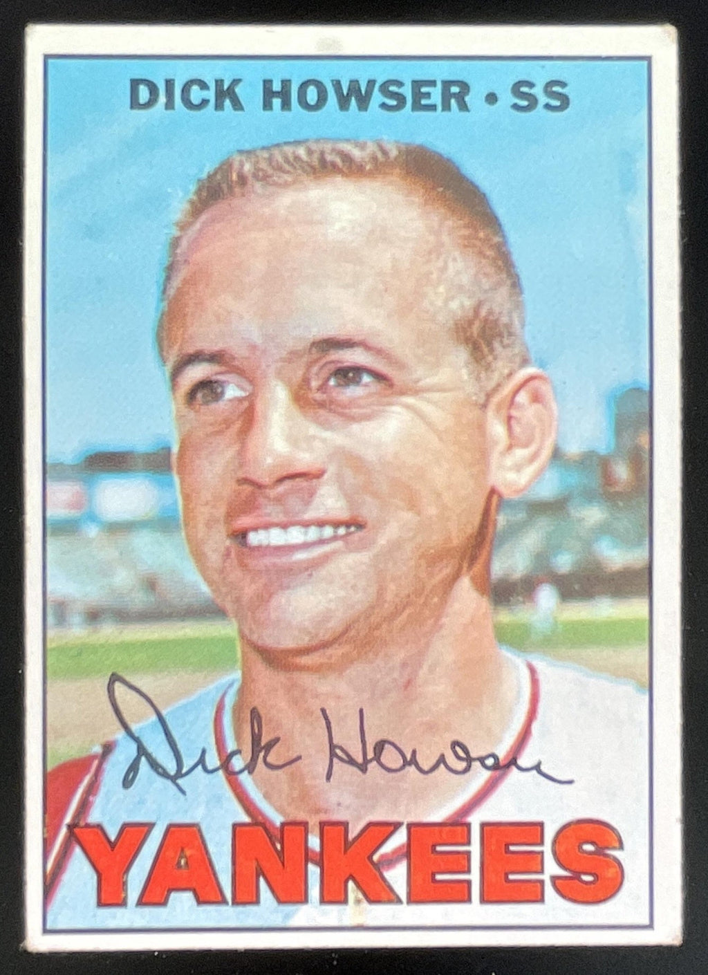 1967 Topps #411 Dick Howser product image 1, provided for visual reference and product detail review