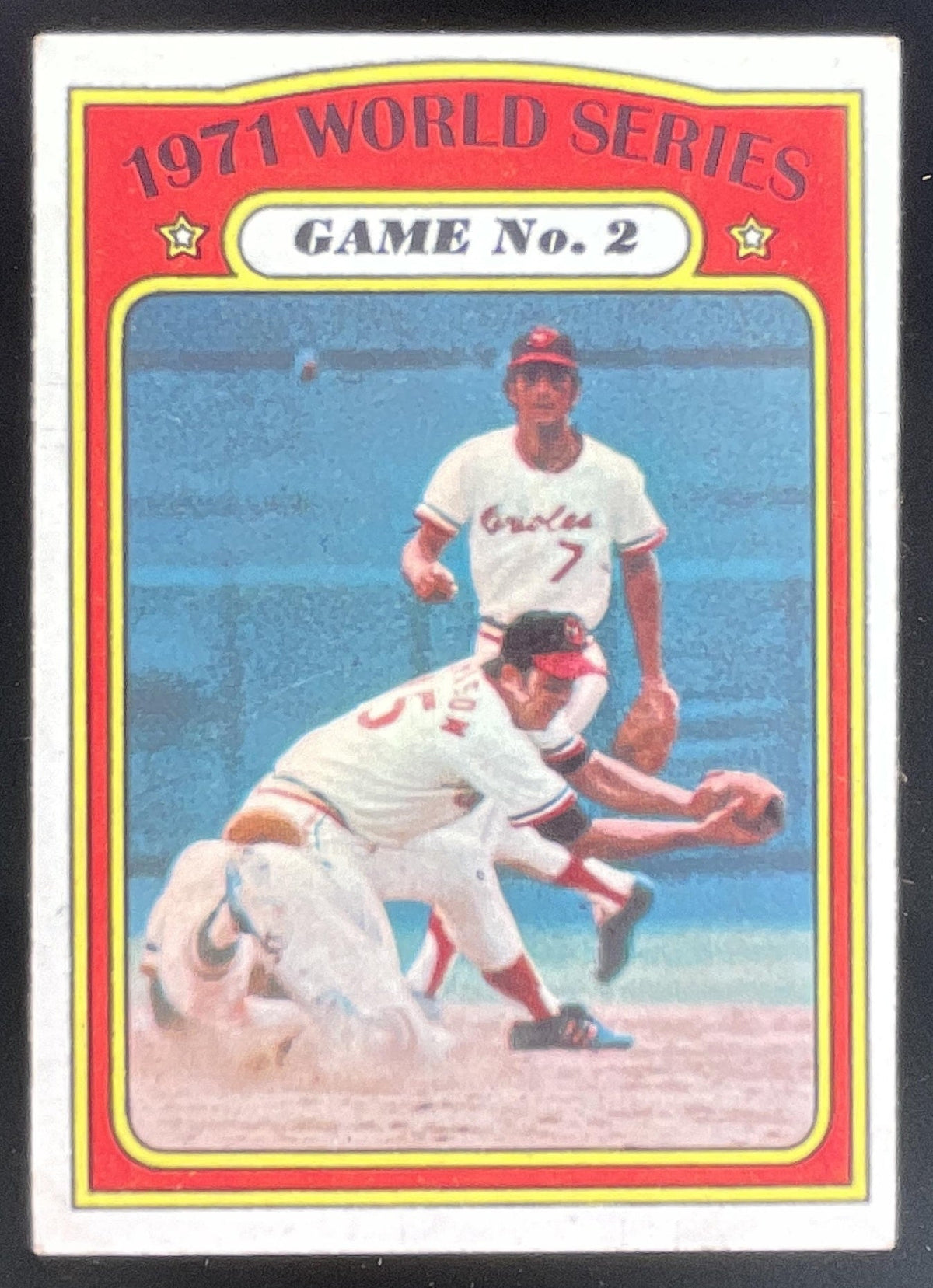 1972 Topps #224 1971 World Series Game No. 2 product image 1, provided for visual reference and product detail review