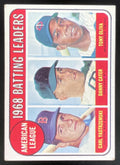 1969 Topps #1 American League Batting Carl Yastrzemski Danny Cater Tony Oliva product image 1, provided for visual reference
