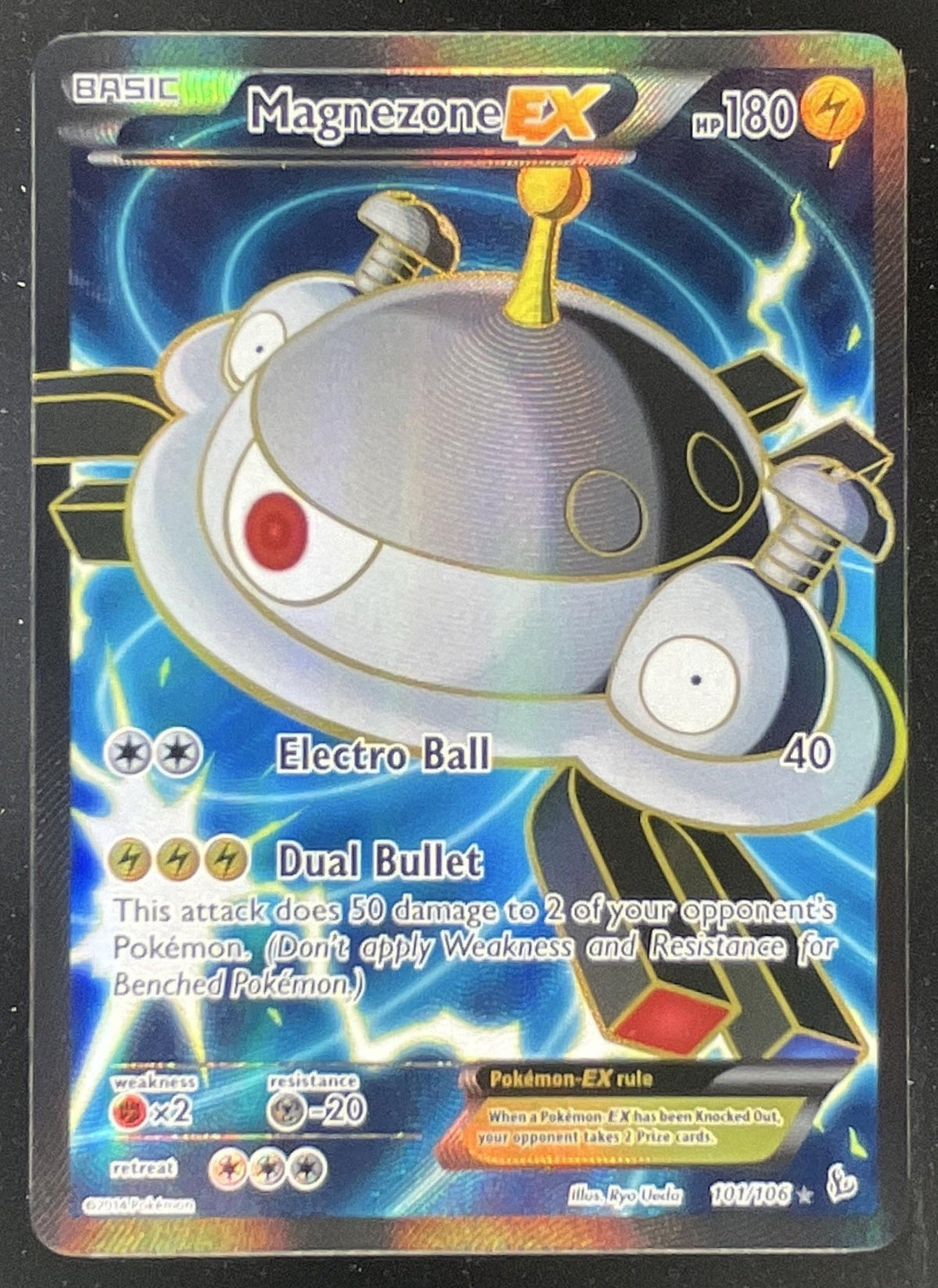 2014 Pokemon XY Flashfire #101 Magnezone product image 1, provided for visual reference and product detail review