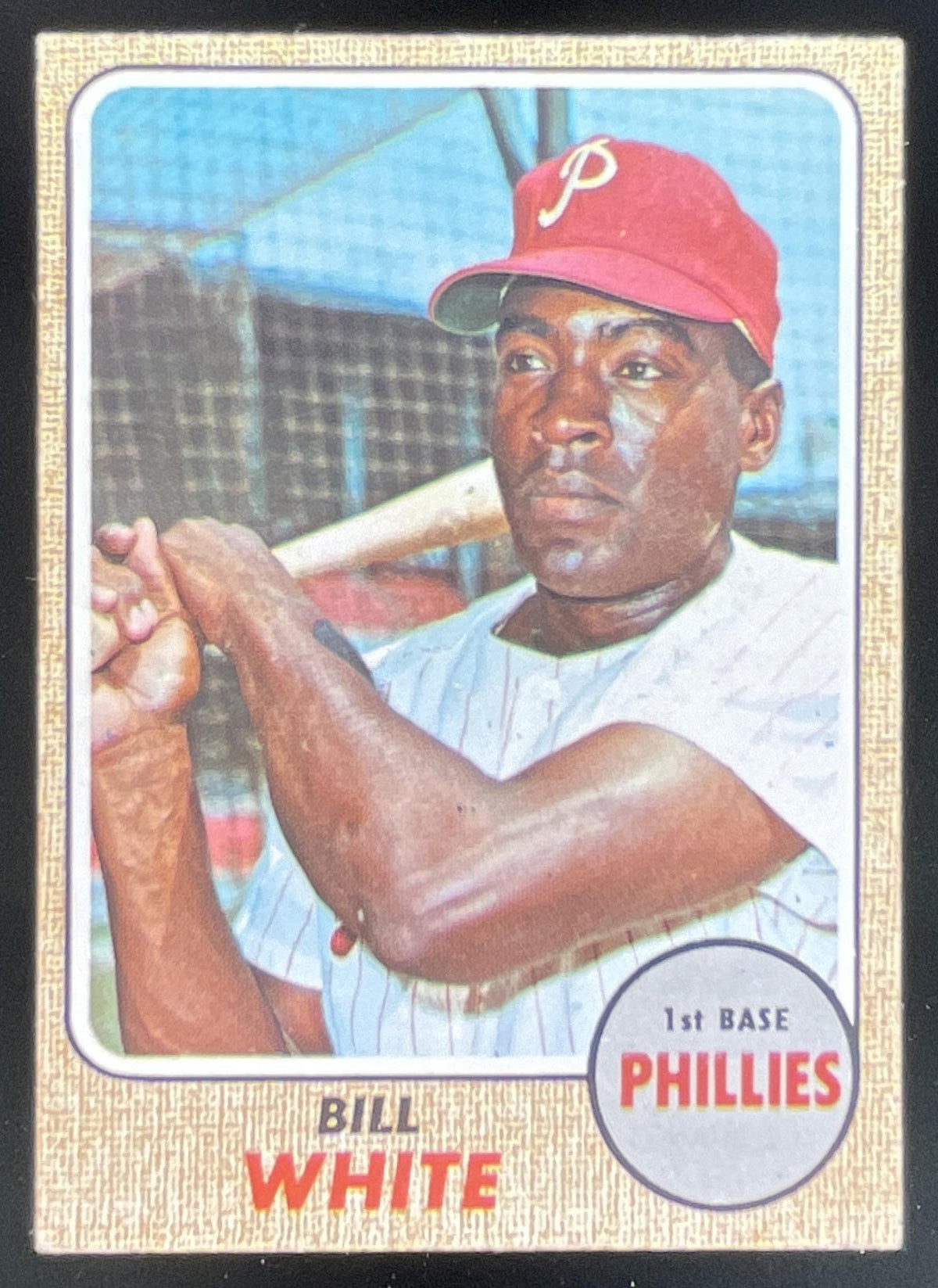 1968 Topps #190 Bill White product image 1, provided for visual reference and product detail review