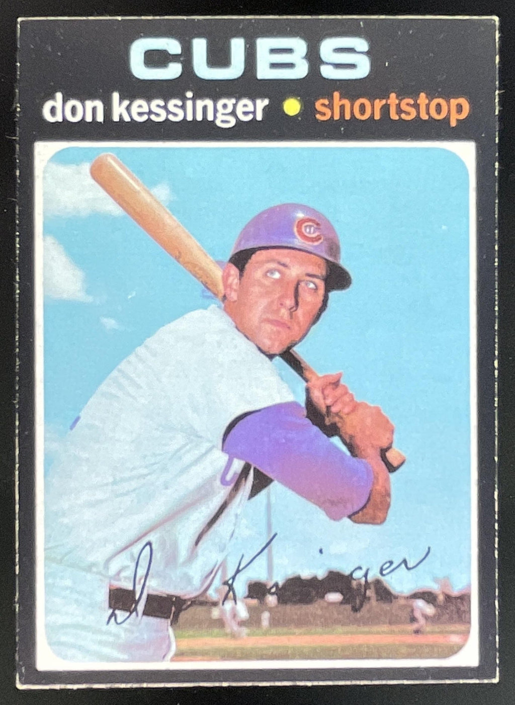 1971 Topps #455 Don Kessinger product image 1, provided for visual reference and product detail review
