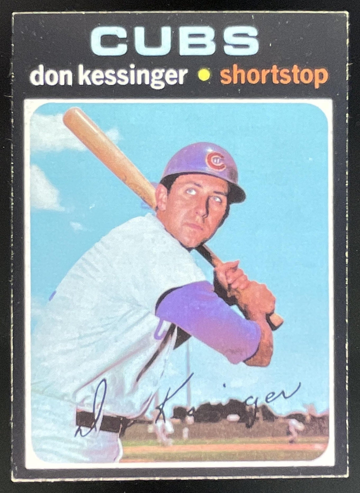 1971 Topps #455 Don Kessinger product image 1, provided for visual reference and product detail review