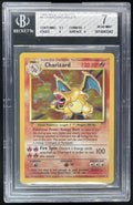1999 Pokemon Unlimted #4 Charizard Holo BGS 7 product image 1, provided for visual reference and product detail review
