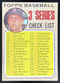 1968 Topps #192 3rd Series Checklist 197-283 Carl Yastrzemski product image 1, provided for visual reference and product