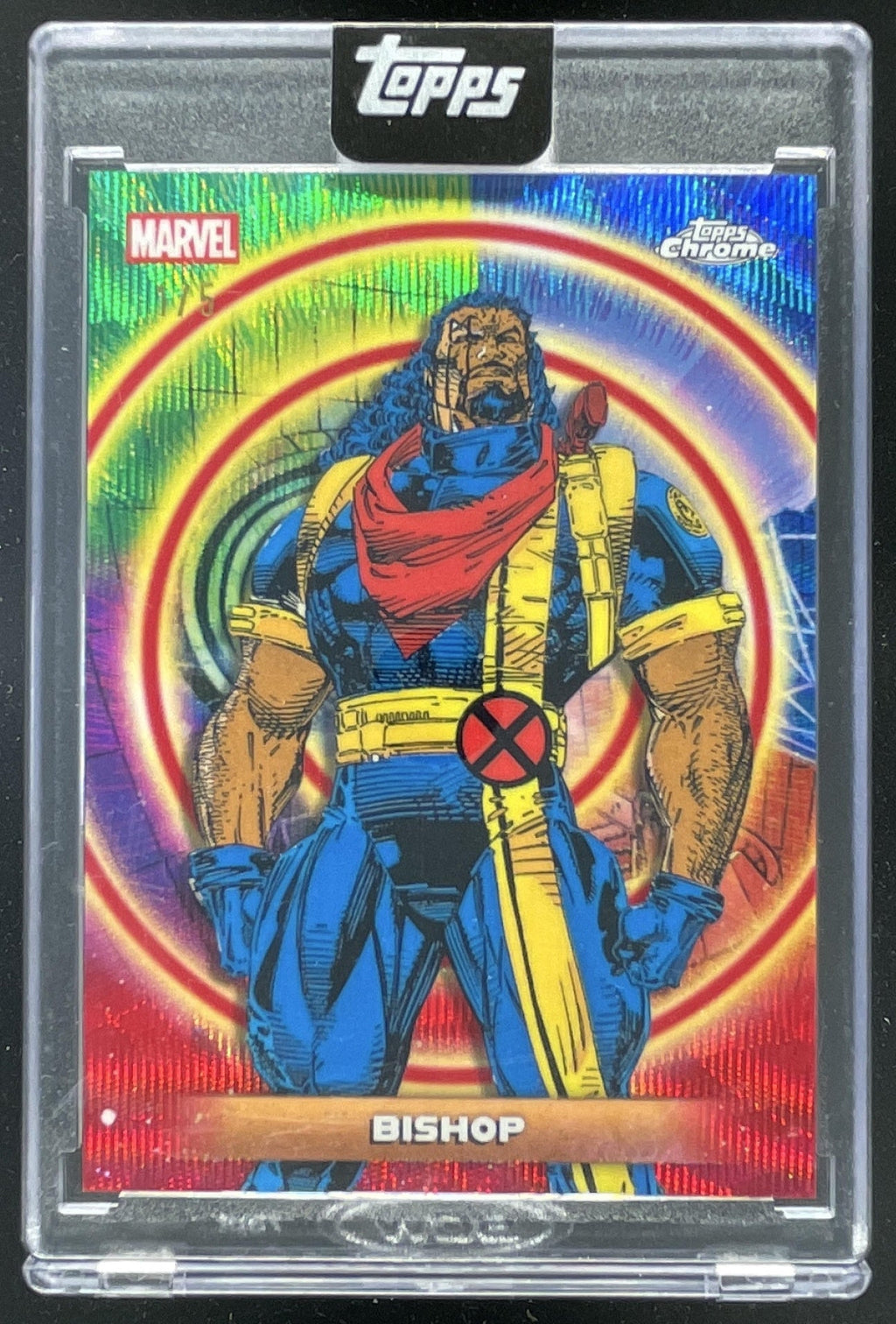 2026 Topps Mint Marvel Cerebro Red Wave Refractor #48 Bishop /5 product image 1, provided for visual reference and product