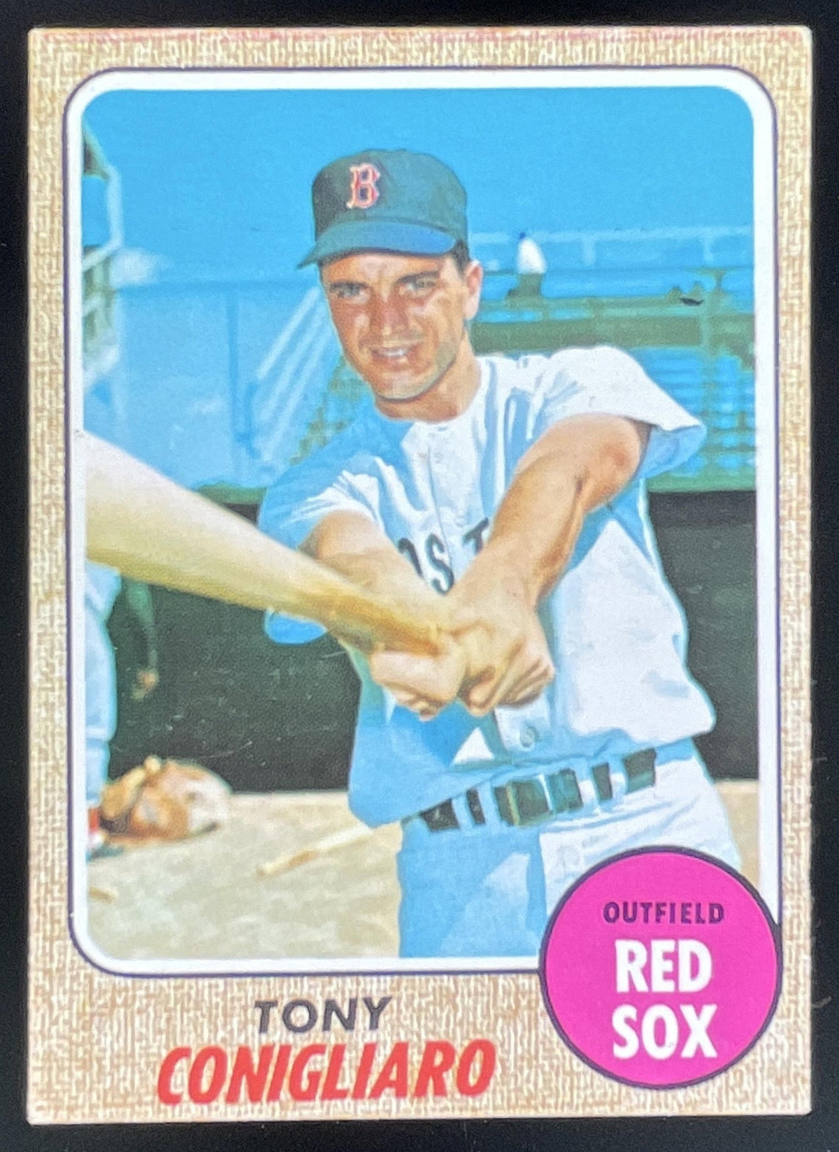 1968 Topps #140 Tony Conigliaro product image 1, provided for visual reference and product detail review