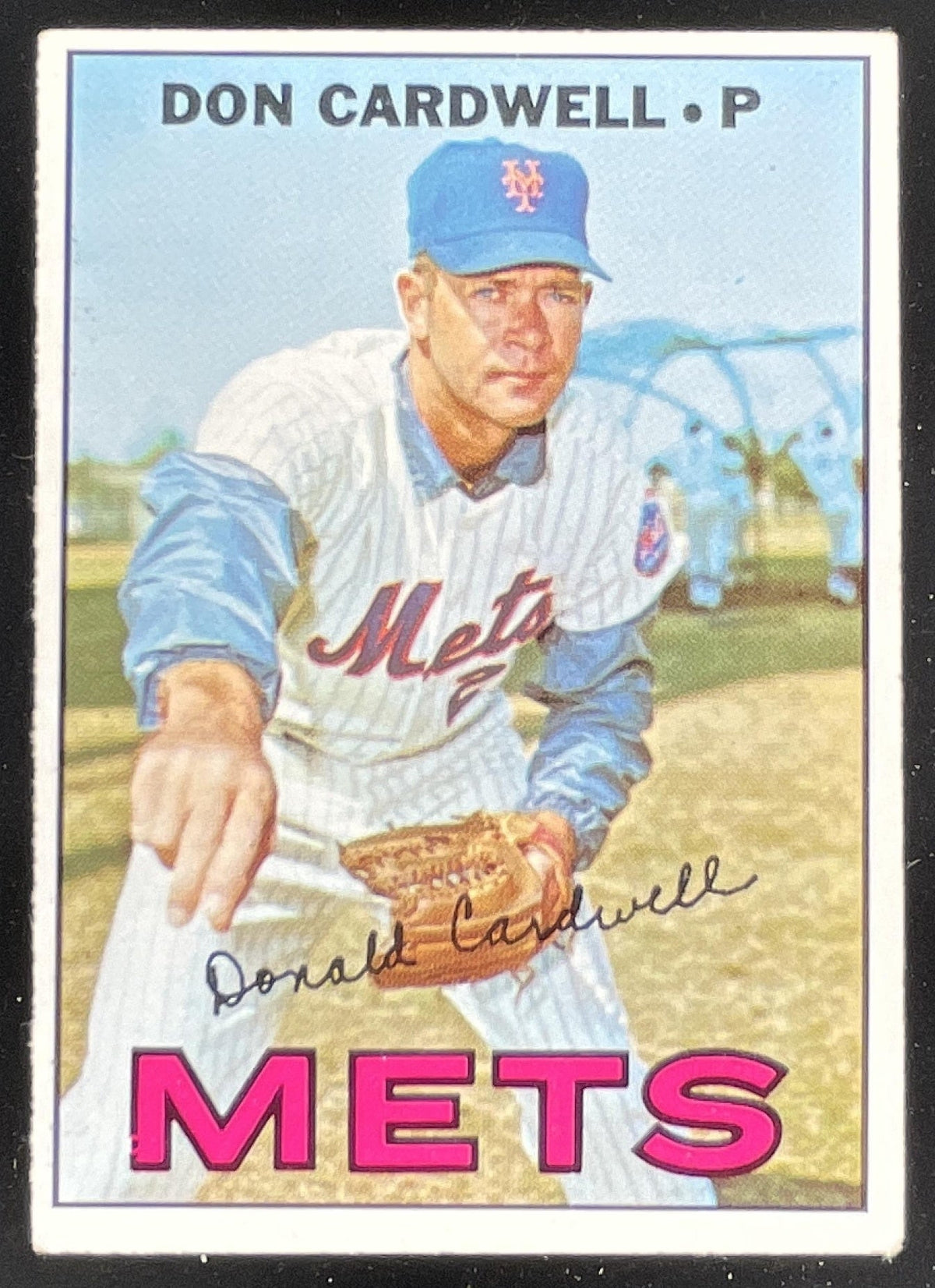 1967 Topps #555 Don Cardwell product image 1, provided for visual reference and product detail review