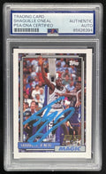 1992-93 Topps #362 Shaquille O'Neal RC PSA Authentic Autograph product image 1, provided for visual reference and product