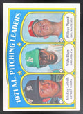 1972 Topps #94 Mickey Lolich Vida Blue Wilbur Wood League Leaders product image 1, provided for visual reference and product