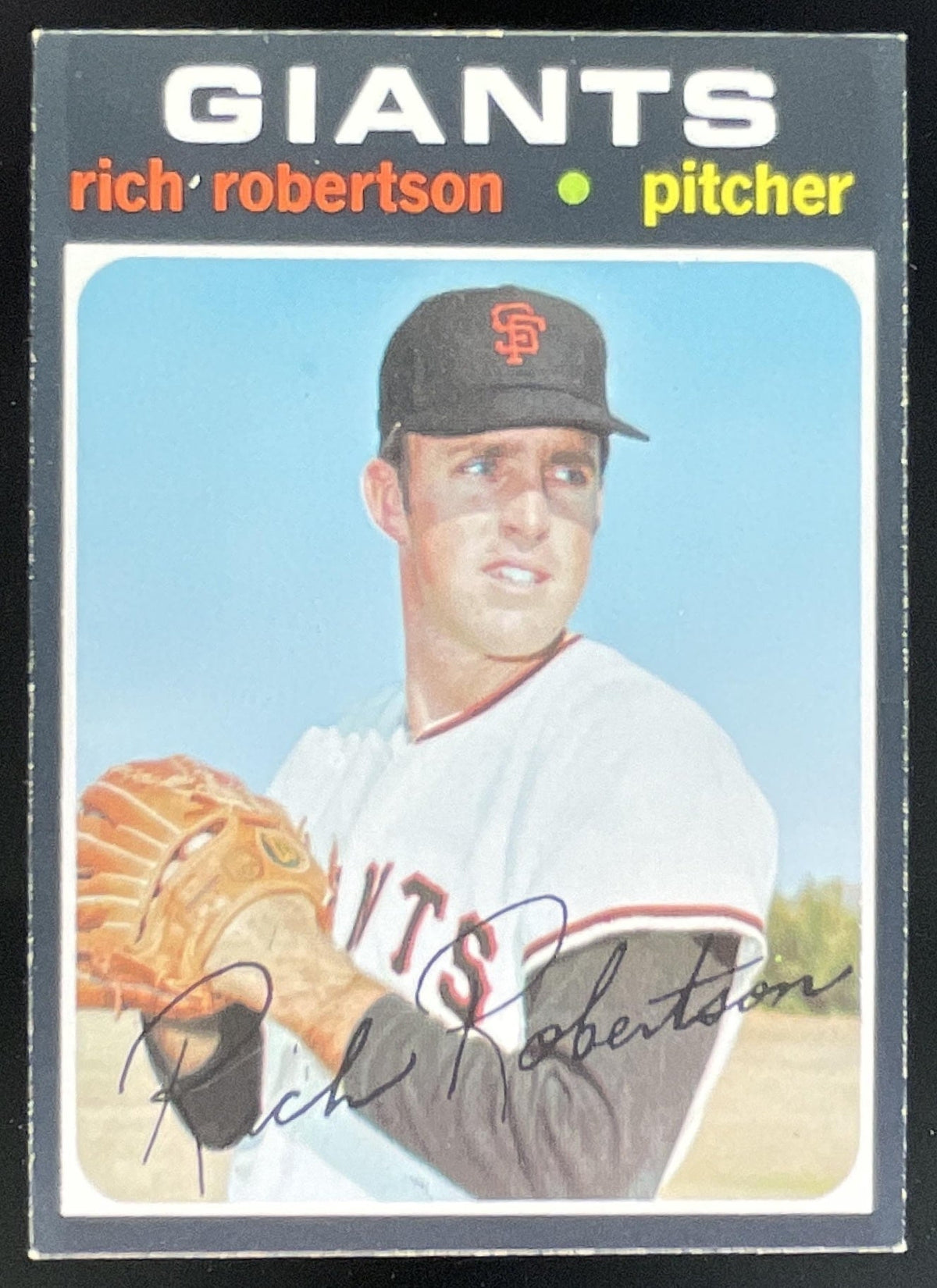 1971 Topps #443 Rich Robertson product image 1, provided for visual reference and product detail review