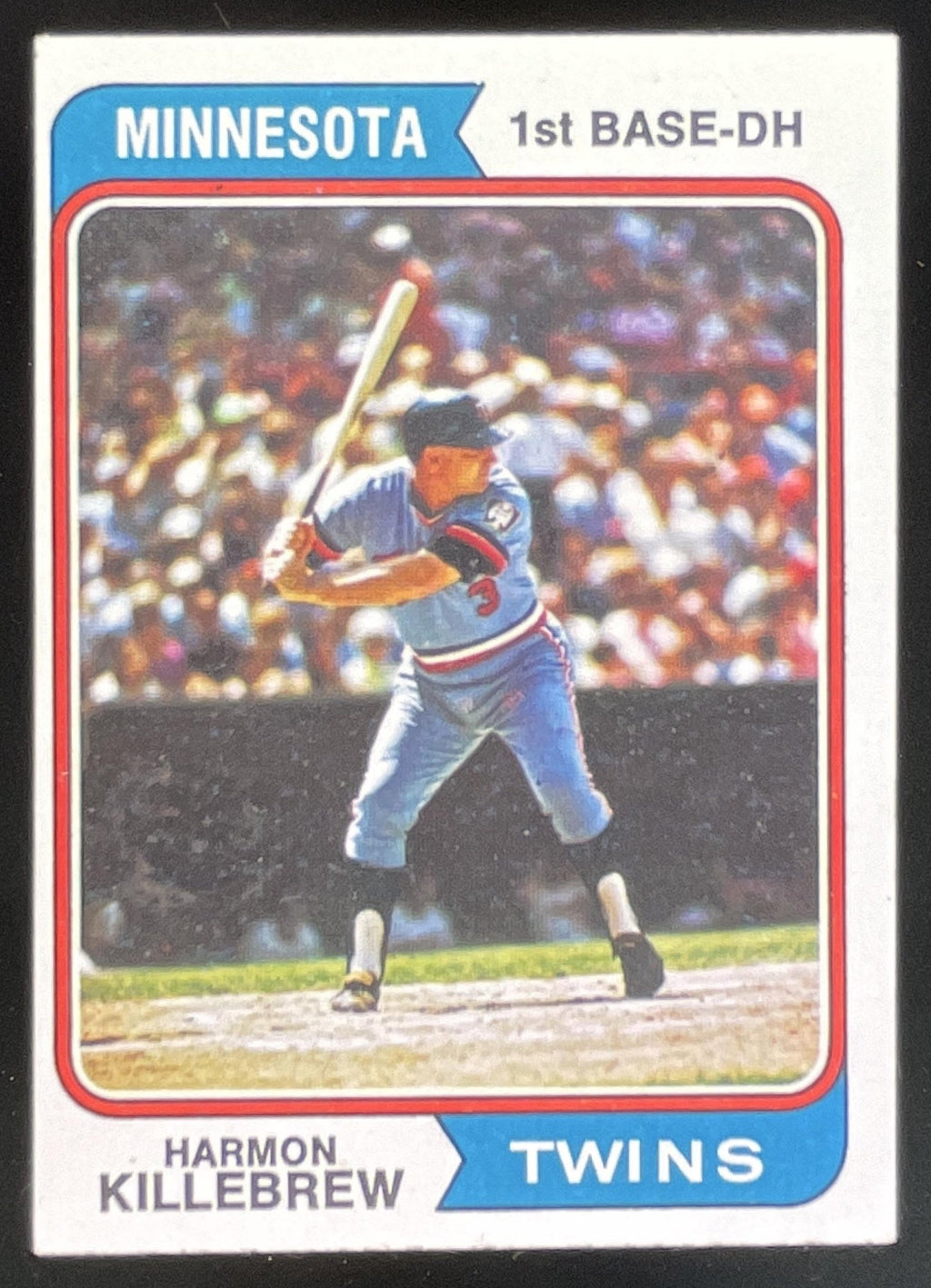1974 Topps #400 Harmon Killebrew product image 1, provided for visual reference and product detail review