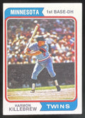 1974 Topps #400 Harmon Killebrew product image 1, provided for visual reference and product detail review