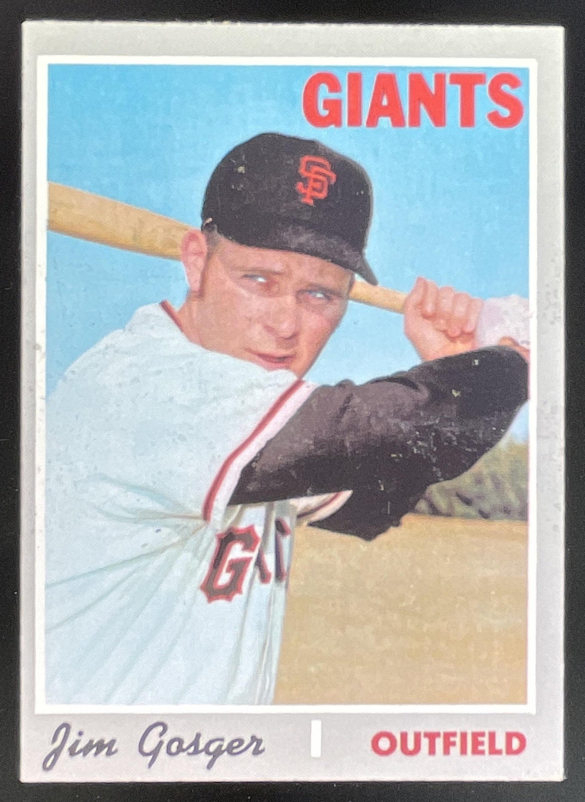 1970 Topps #651 Jim Gosger product image 1, provided for visual reference and product detail review