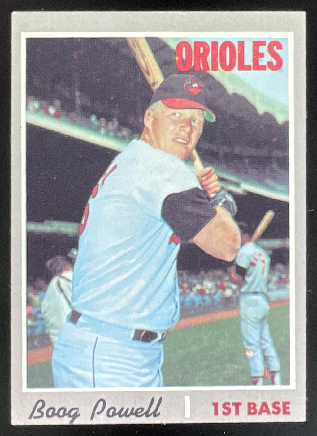 1970 Topps #410 Boog Powell product image 1, provided for visual reference and product detail review