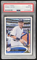 2012 Topps #641 Derek Jeter PSA 10 product image 1, provided for visual reference and product detail review