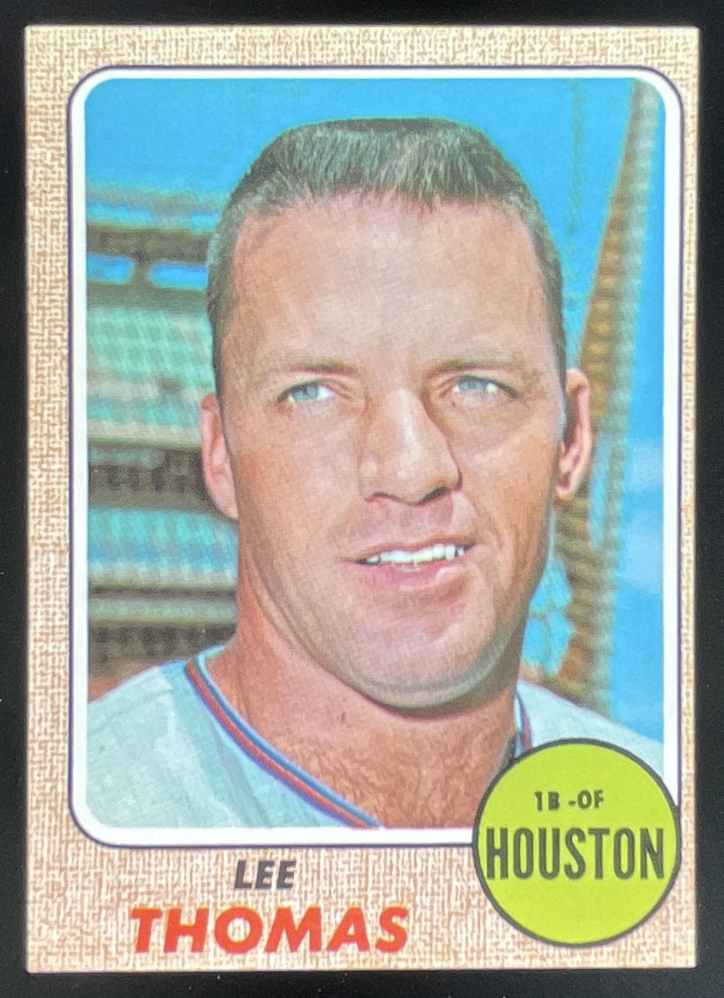 1968 Topps #438 Lee Thomas product image 1, provided for visual reference and product detail review