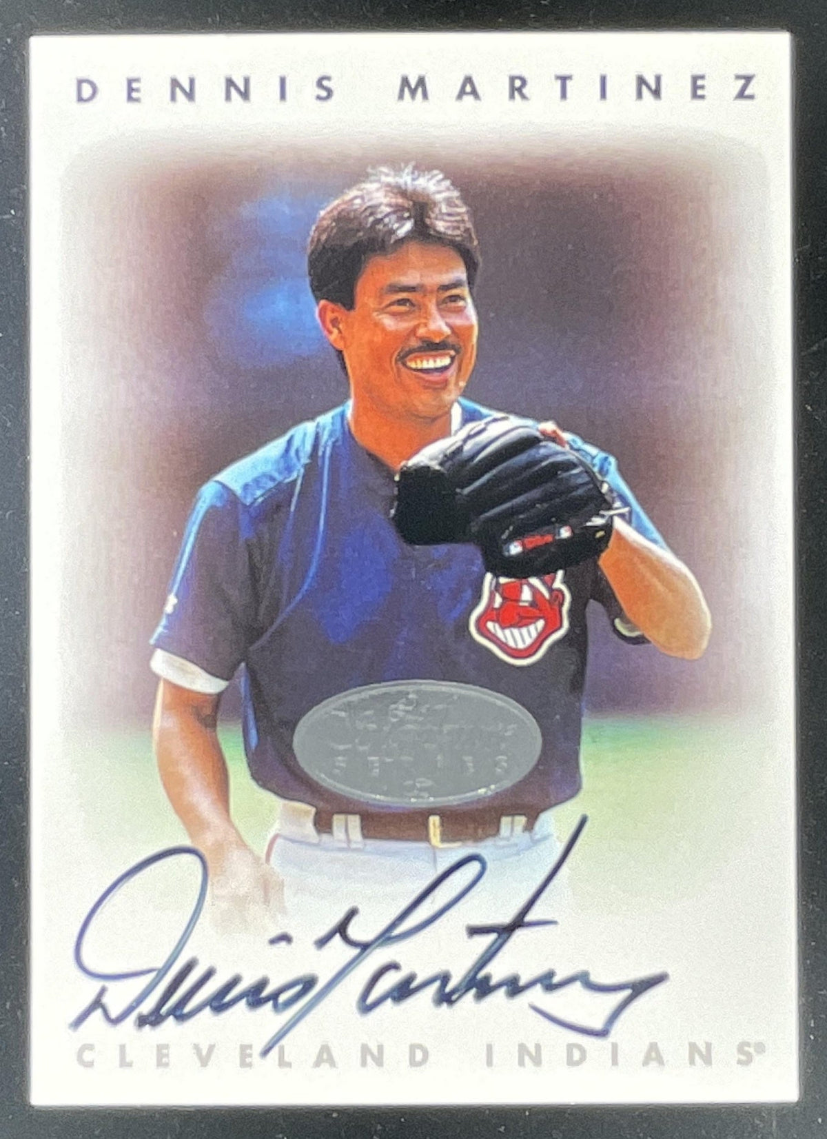 1996 Leaf Signature Series Autographs Silver #NNO Dennis Martinez Autograph Auto product image 1, provided for visual