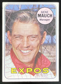 1969 Topps #606 Gene Mauch product image 1, provided for visual reference and product detail review