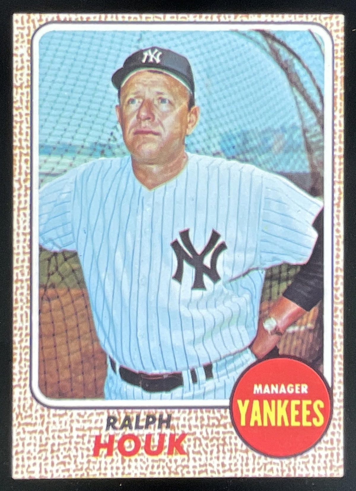 1968 Topps #47 Ralph Houk product image 1, provided for visual reference and product detail review