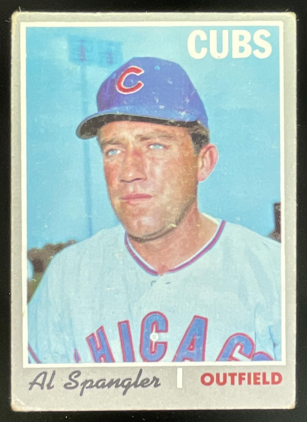 1970 Topps #714 Al Spangler product image 1, provided for visual reference and product detail review