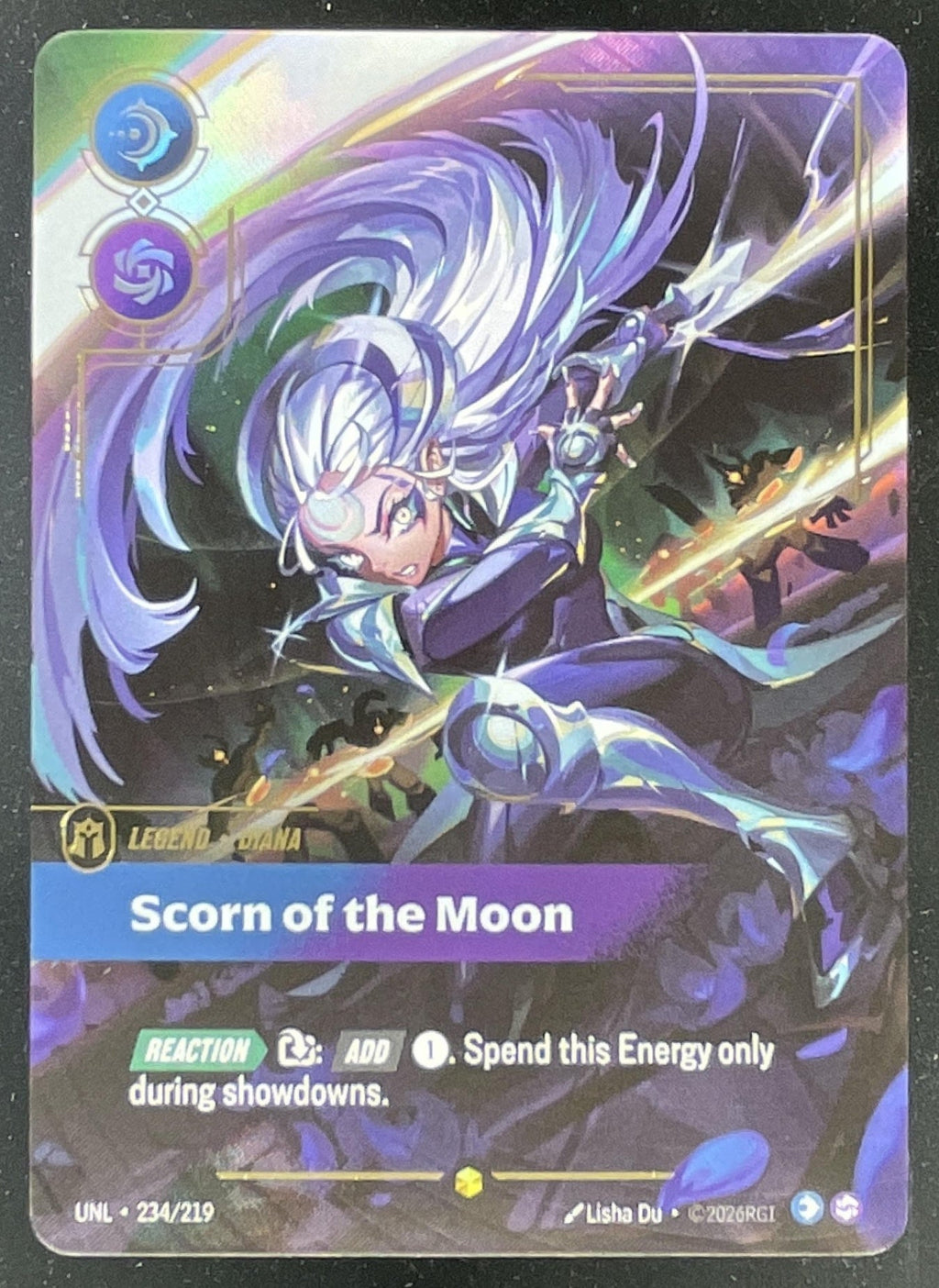 Riftbound League of Legends Diana, Scorn of the Moon Overnumbered - Unleashed product image 1, provided for visual reference