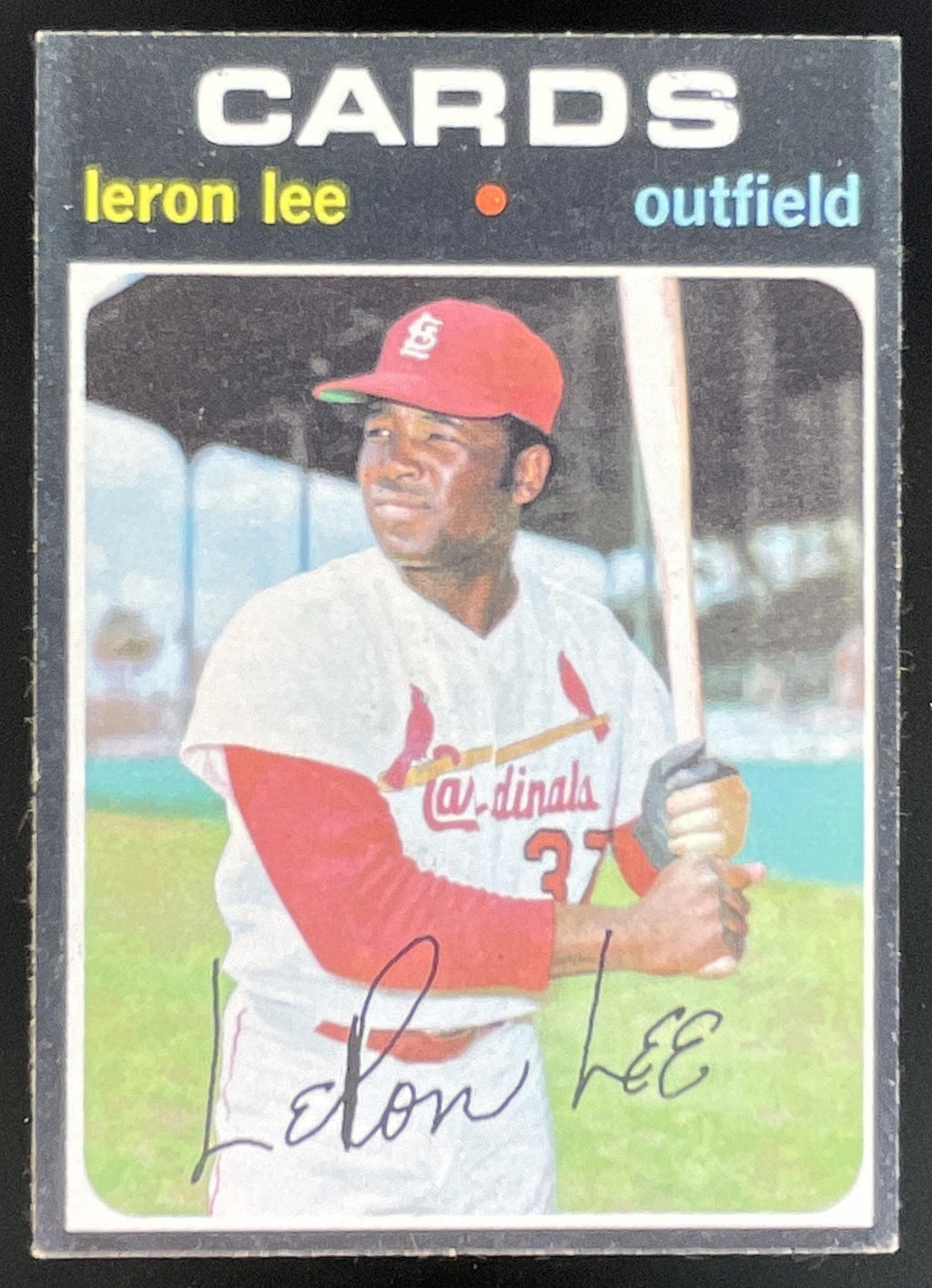 1971 Topps #521 Leron Lee product image 1, provided for visual reference and product detail review