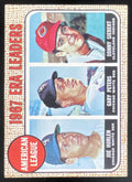 1968 Topps #8 American League ERA Leaders Joe Horlen Gary Peters Sonny Siebert product image 1, provided for visual