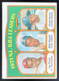 1972 Topps #87 Joe Torre Willie Stargell Hank Aaron League Leaders product image 1, provided for visual reference and