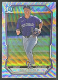 2026 Bowman Chrome Prospects Silver Wave Refractor #BCP-209 Ethan Holliday /100 product image 1, provided for visual