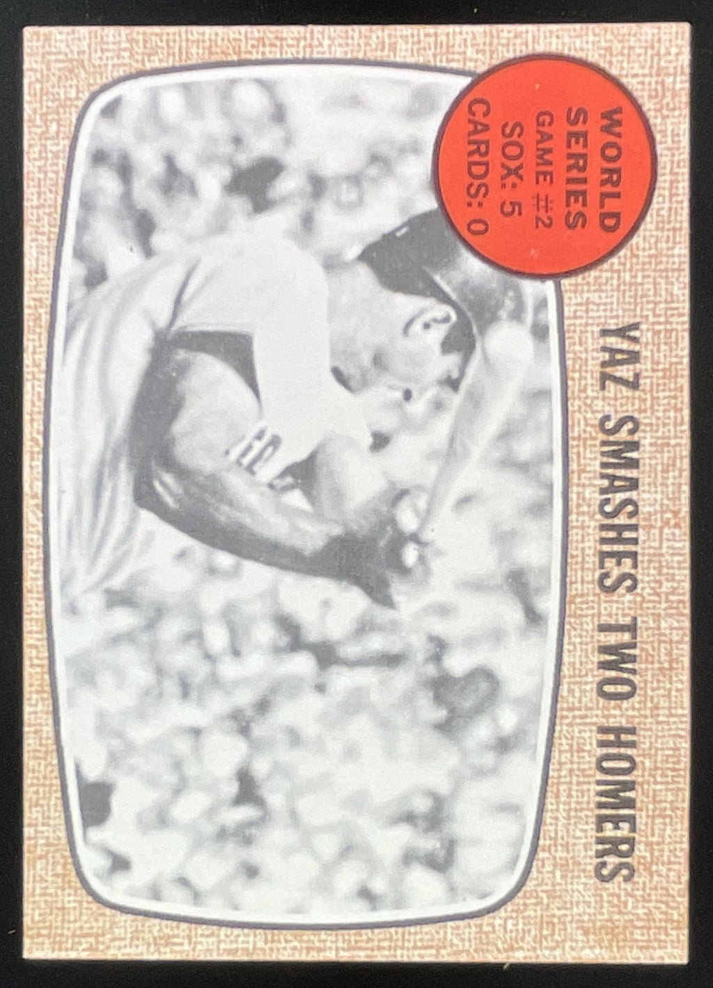 1968 Topps #152 World Series Game #2 - Yaz Smashes Two Homers product image 1, provided for visual reference and product