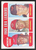 1969 Topps #7 American League 1968 Leaders Luis Tiant Sam McDowell Dave McNally product image 1, provided for visual