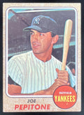 1968 Topps #195 Joe Pepitone product image 1, provided for visual reference and product detail review