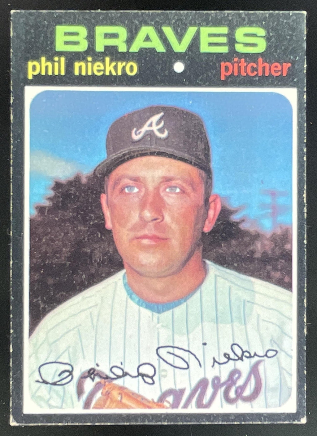 1971 Topps #30 Phil Niekro product image 1, provided for visual reference and product detail review