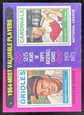 1975 Topps #202 1964s Brooks Robinson Ken Boyer MVP product image 1, provided for visual reference and product detail review