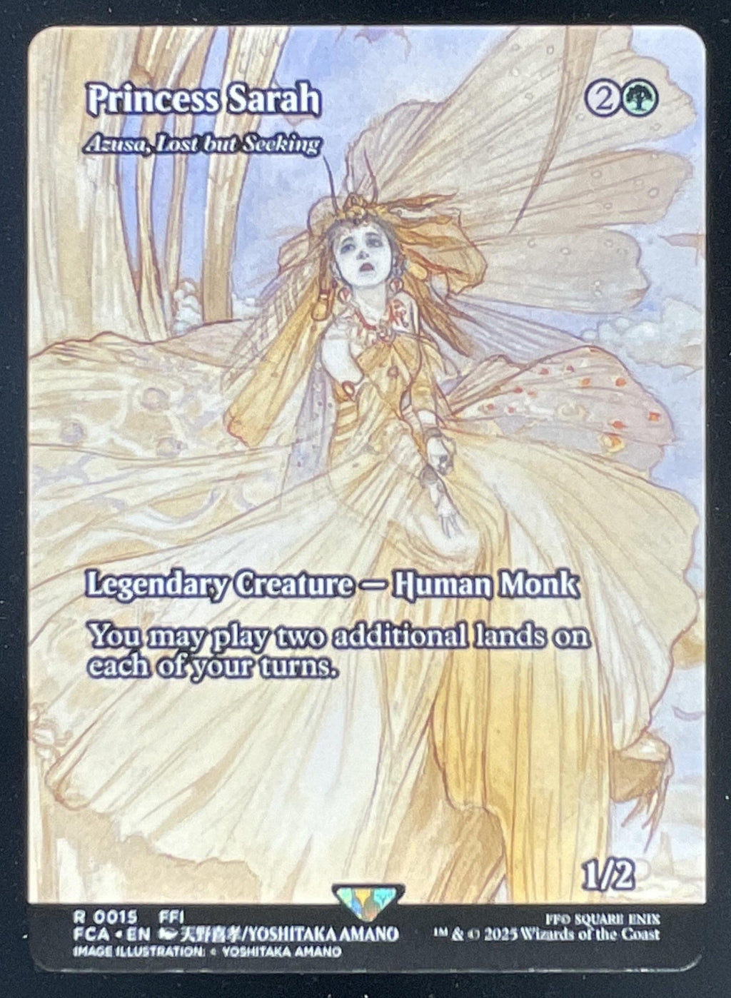 2025 Magic: The Gathering Final Fantasy Through Ages Rare #0015 Princess Sarah product image 1, provided for visual